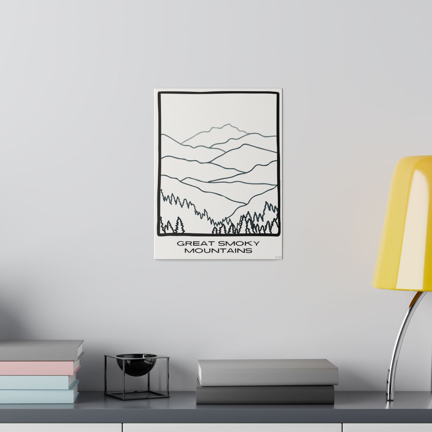 Great Smoky Mountains Matte Canvas, Stretched, 0.75"