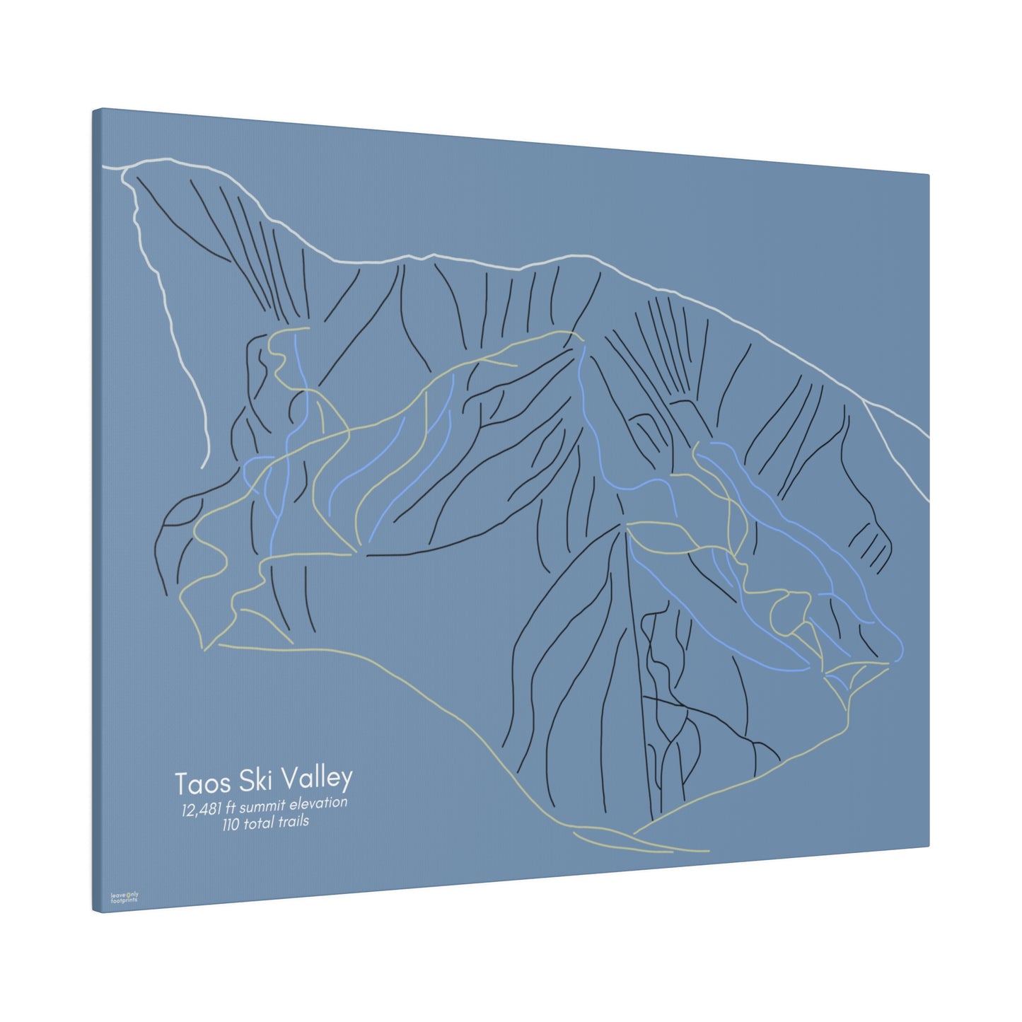 Taos Ski Valley Matte Canvas, Stretched, 0.75"