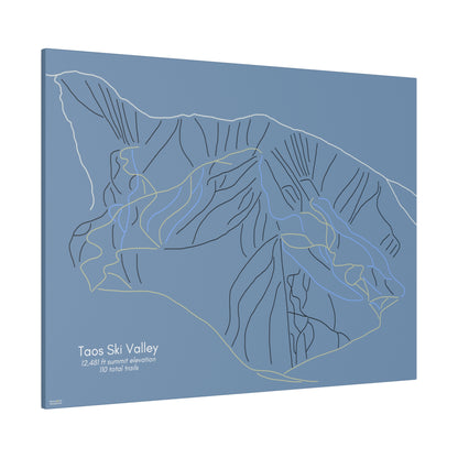 Taos Ski Valley Matte Canvas, Stretched, 0.75"