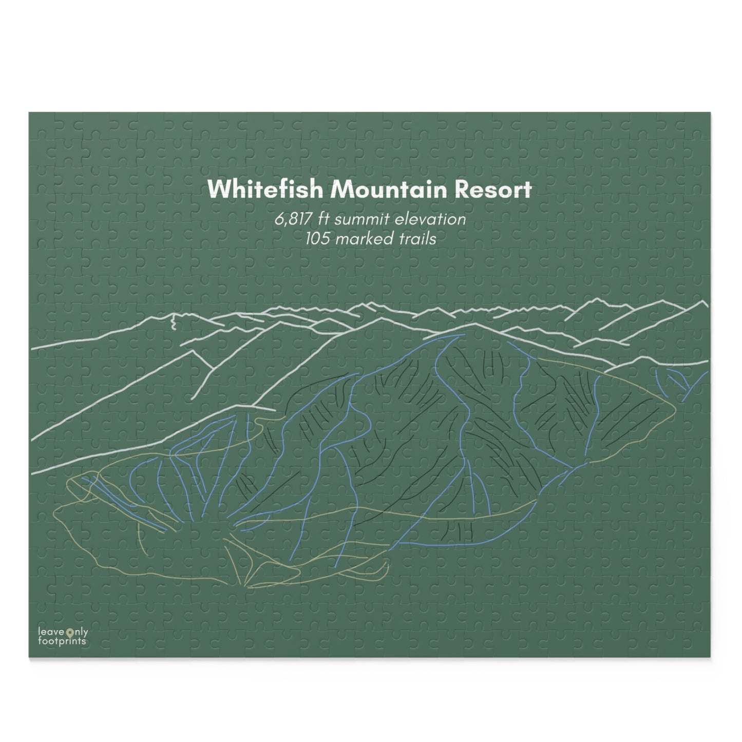 Whitefish Mountain Resort Puzzle (252, 500-Piece)