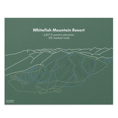 Whitefish Mountain Resort Puzzle (252, 500-Piece)
