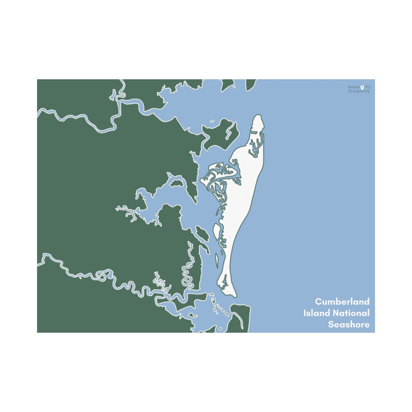 Cumberland Island National Seashore Matte Horizontal Print