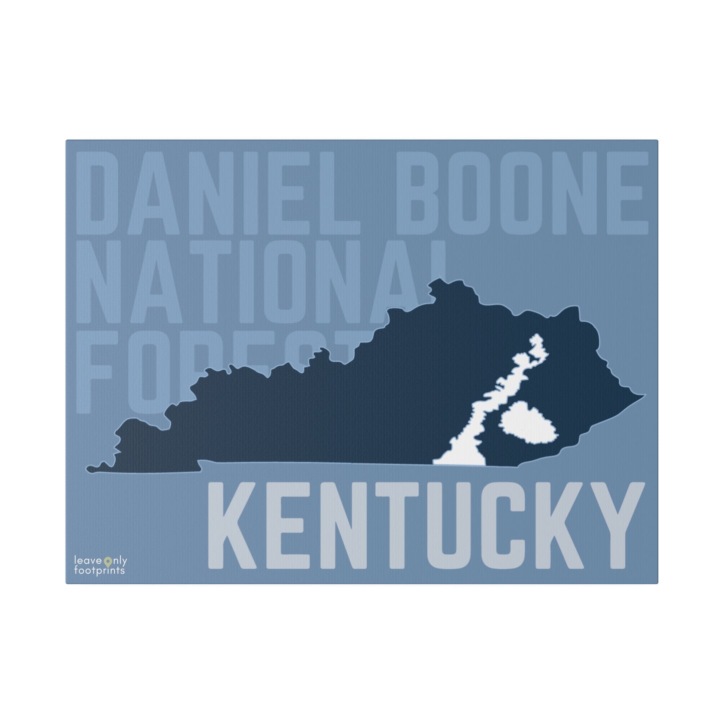 Daniel Boone National Forest Matte Canvas, Stretched, 0.75"