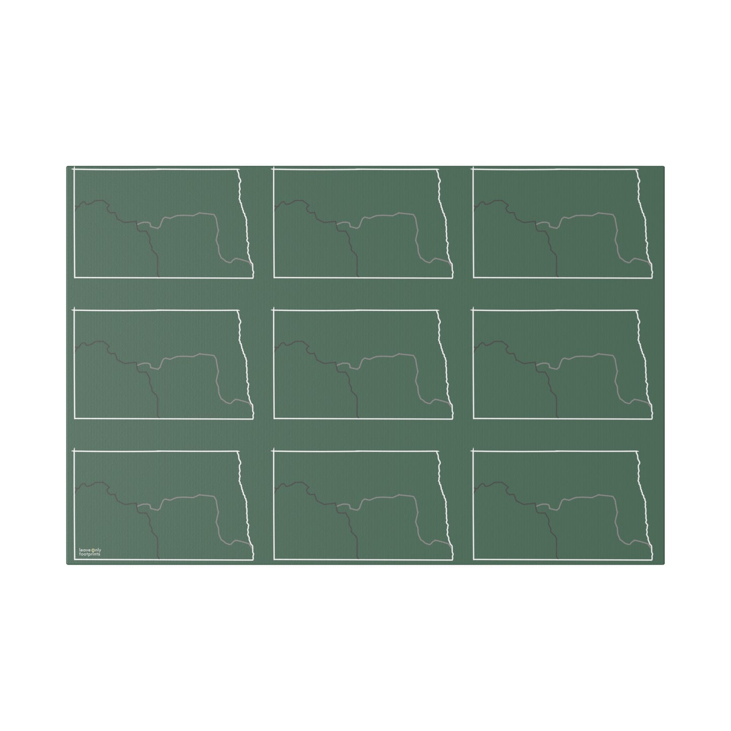 North Dakota National Trails Matte Canvas, Stretched, 0.75"