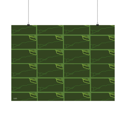 Kansas National Trails Patterned Horizontal Print