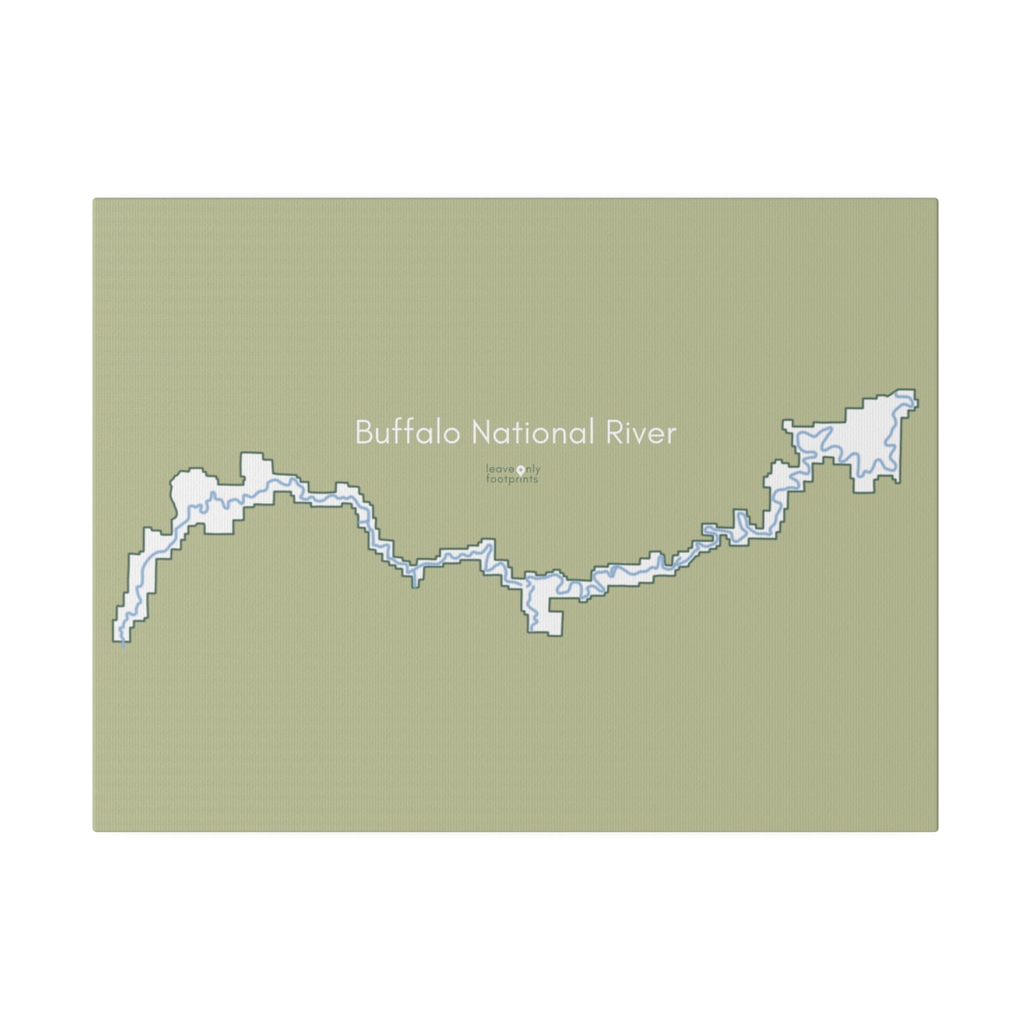 Buffalo National River Matte Canvas, Stretched, 0.75"