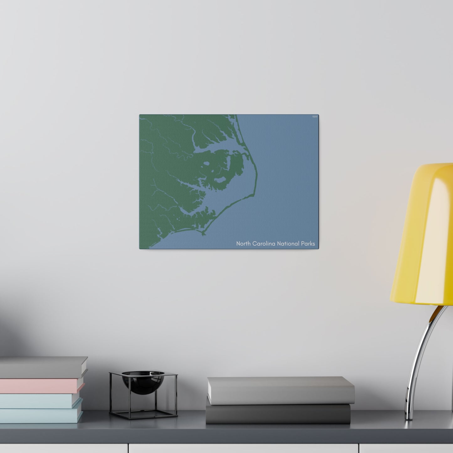 North Carolina National Parks Matte Canvas, Stretched, 0.75"