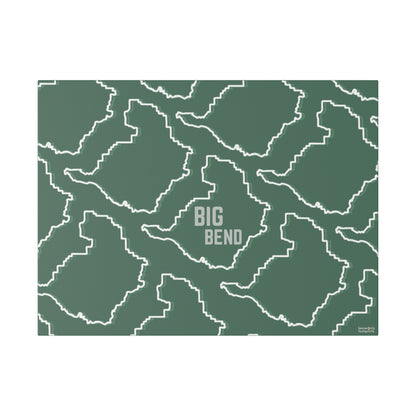 Big Bend National Park Matte Canvas, Stretched, 0.75"