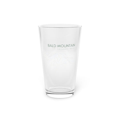 Bald Mountain Pint Glass, 16oz