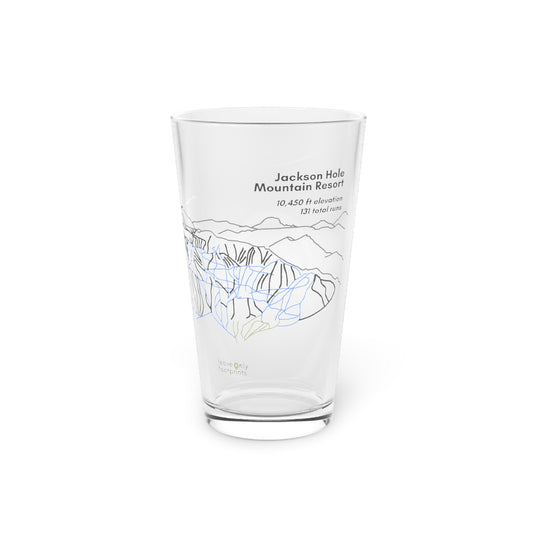 Jackson Hole Mountain Resort Pint Glass, 16oz
