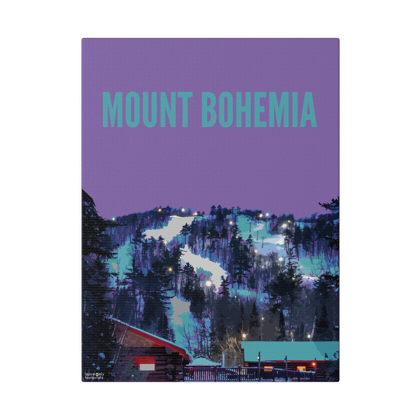 Mount Bohemia Matte Canvas, Stretched, 0.75"