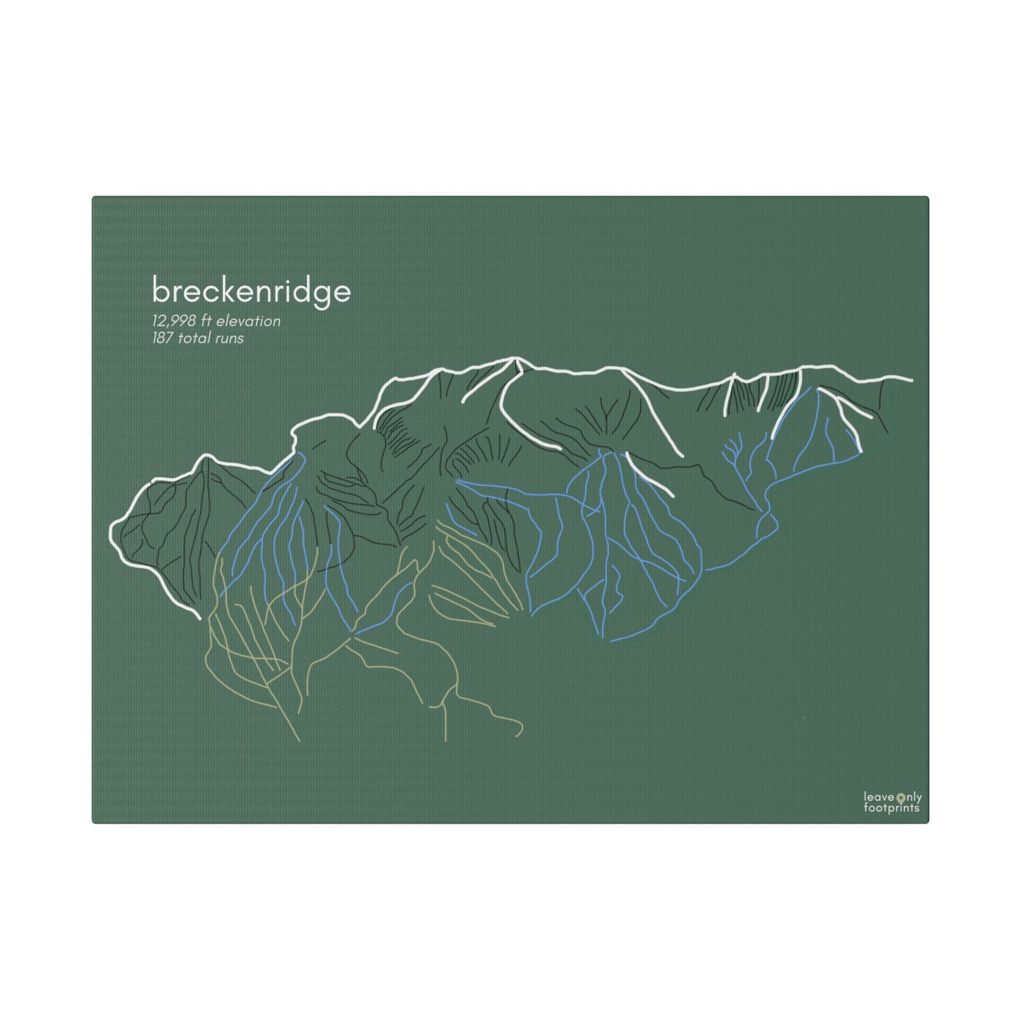 Breckenridge Matte Canvas, Stretched, 0.75"