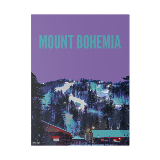 Mount Bohemia Matte Canvas, Stretched, 0.75"