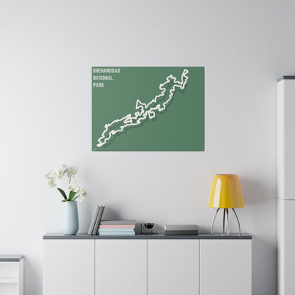 Shenandoah National Park Matte Canvas, Stretched, 0.75"