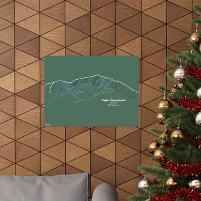 Aspen Snowmass Matte Horizontal Print