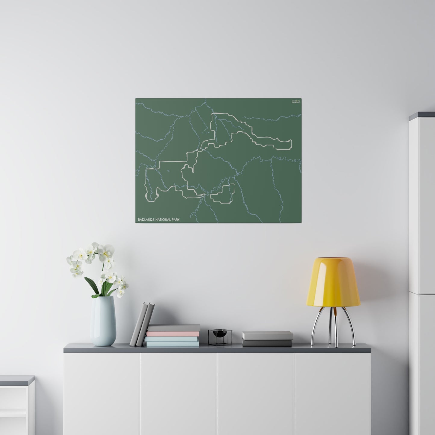 Badlands National Park Matte Canvas, Stretched, 0.75"