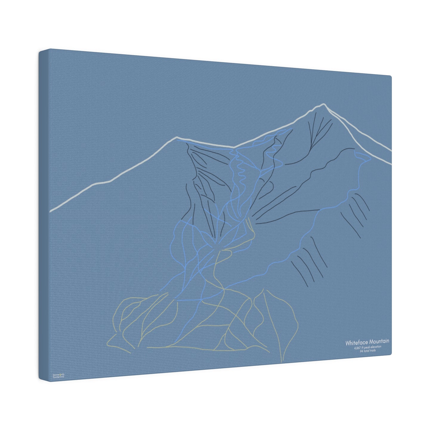 Whiteface Mountain Matte Canvas, Stretched, 0.75"