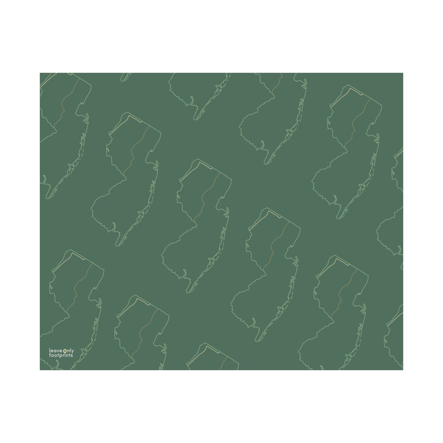 New Jersey National Trails Horizontal Print