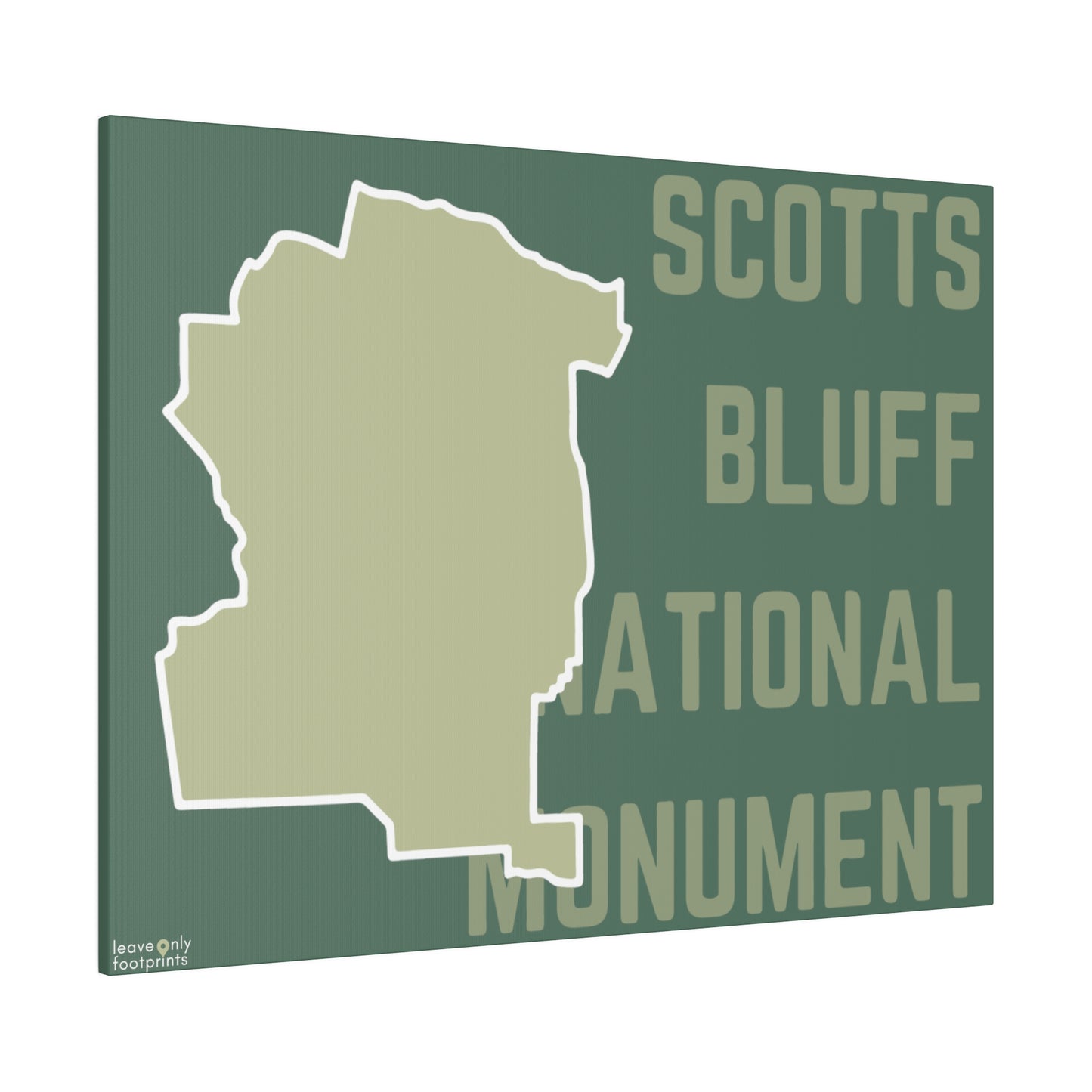 Scotts Bluff National Monument Matte Canvas, Stretched, 0.75"