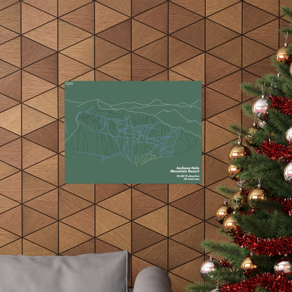 Jackson Hole Mountain Resort Matte Horizontal Print