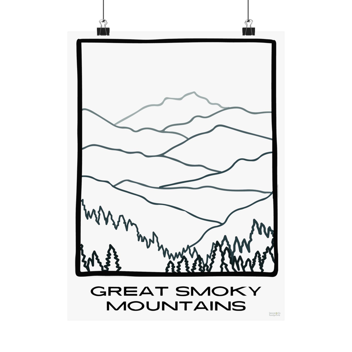 Great Smoky Mountains Matte Vertical Posters