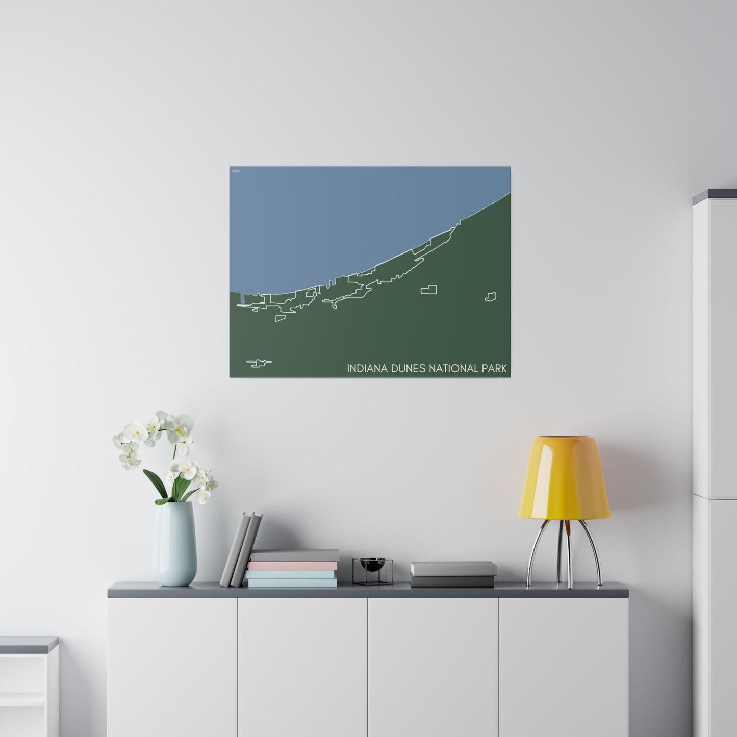 Indiana Dunes National Park Matte Canvas, Stretched, 0.75"