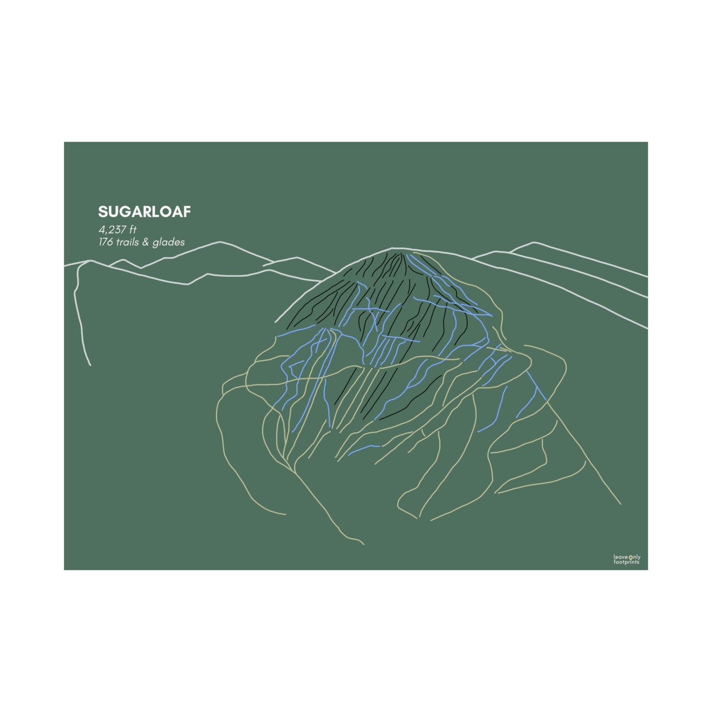 Sugarloaf Matte Horizontal Print