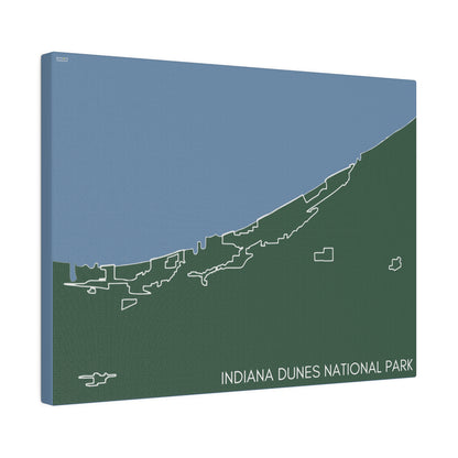 Indiana Dunes National Park Matte Canvas, Stretched, 0.75"