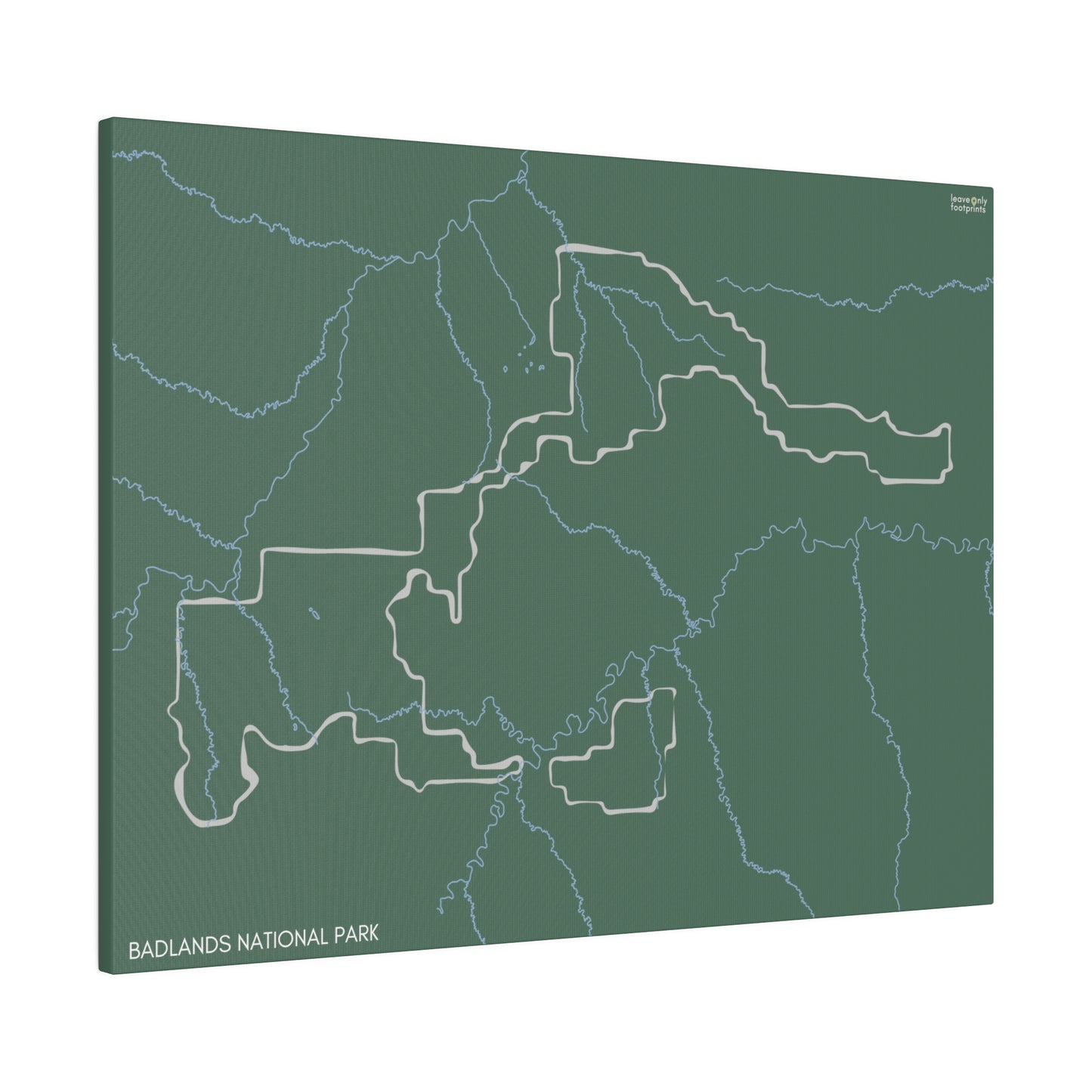 Badlands National Park Matte Canvas, Stretched, 0.75"