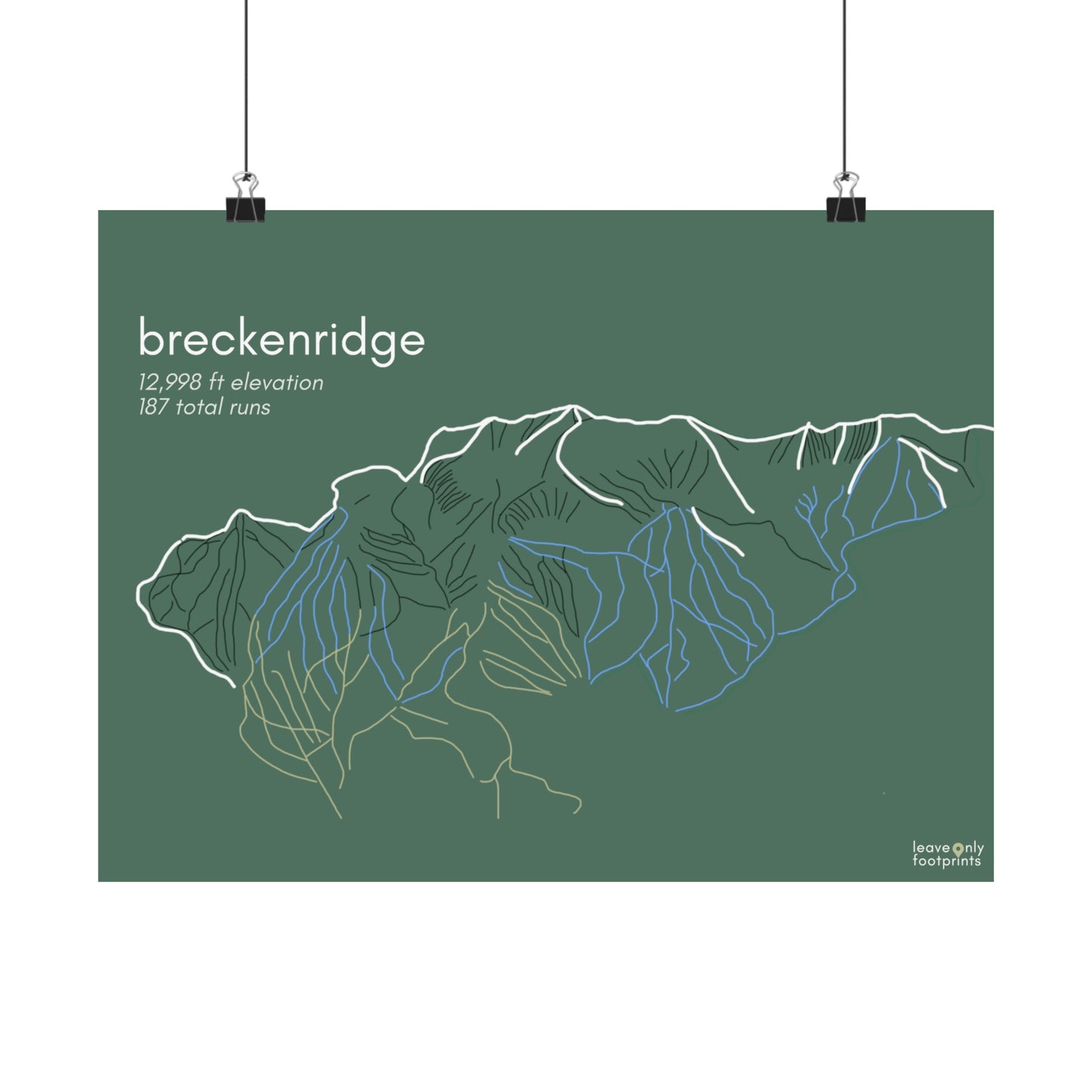 Breckenridge Matte Horizontal Print