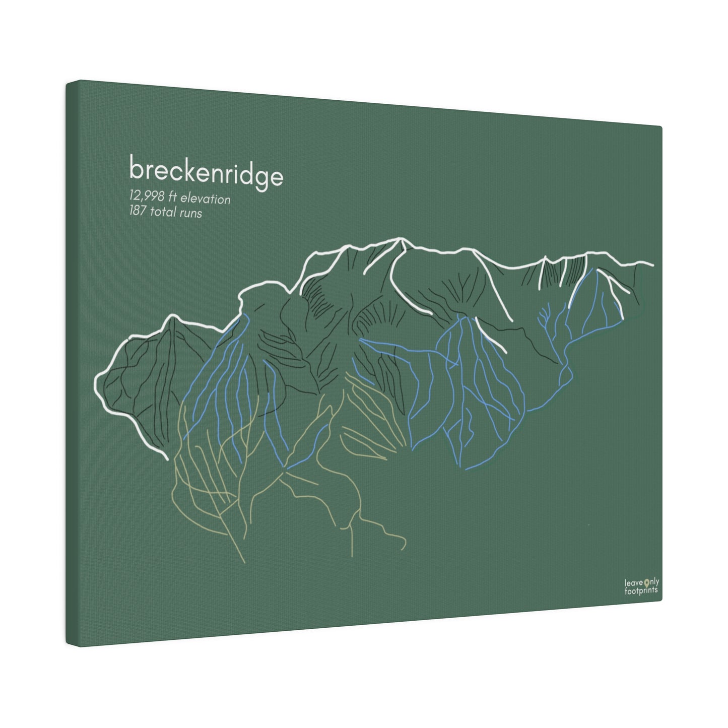 Breckenridge Matte Canvas, Stretched, 0.75"