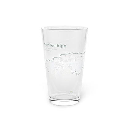 Breckenridge Pint Glass, 16oz
