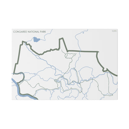 Congaree National Park Matte Canvas, Stretched, 0.75"
