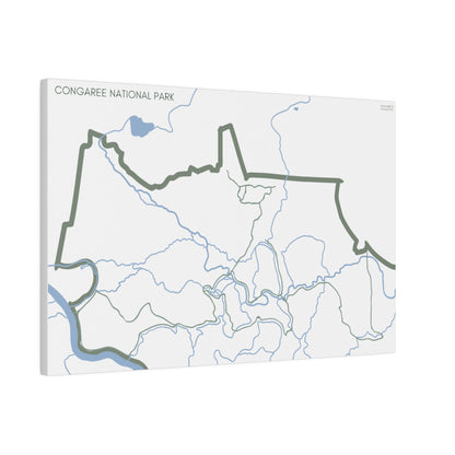 Congaree National Park Matte Canvas, Stretched, 0.75"