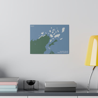 Apostle Islands National Lakeshore Matte Canvas, Stretched, 0.75"