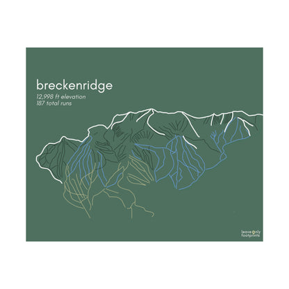 Breckenridge Matte Horizontal Print
