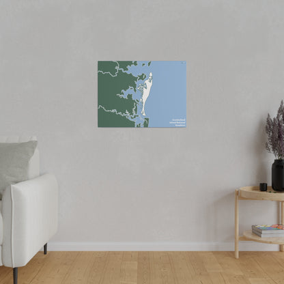 Cumberland Island National Seashore Matte Canvas, Stretched, 0.75"