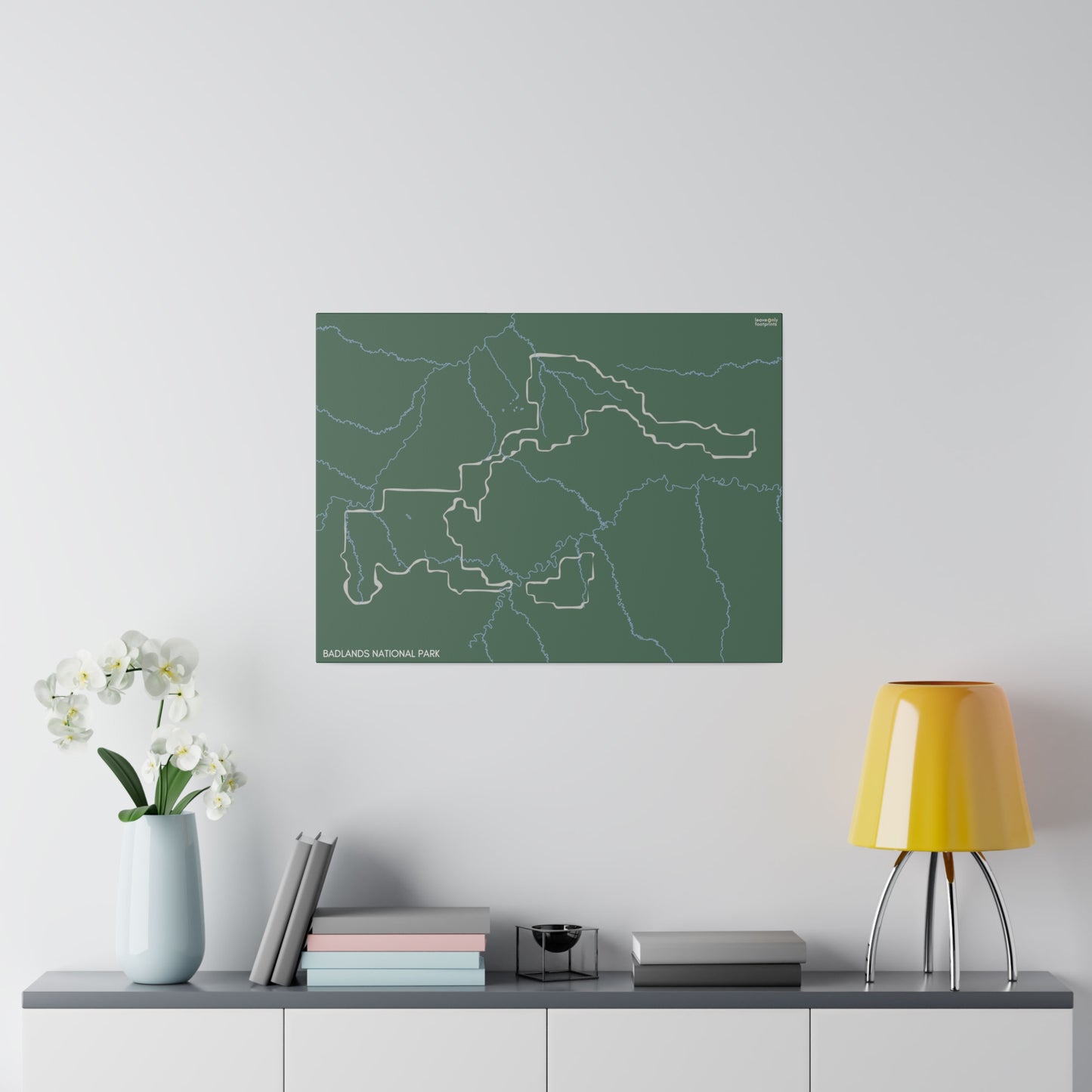Badlands National Park Matte Canvas, Stretched, 0.75"