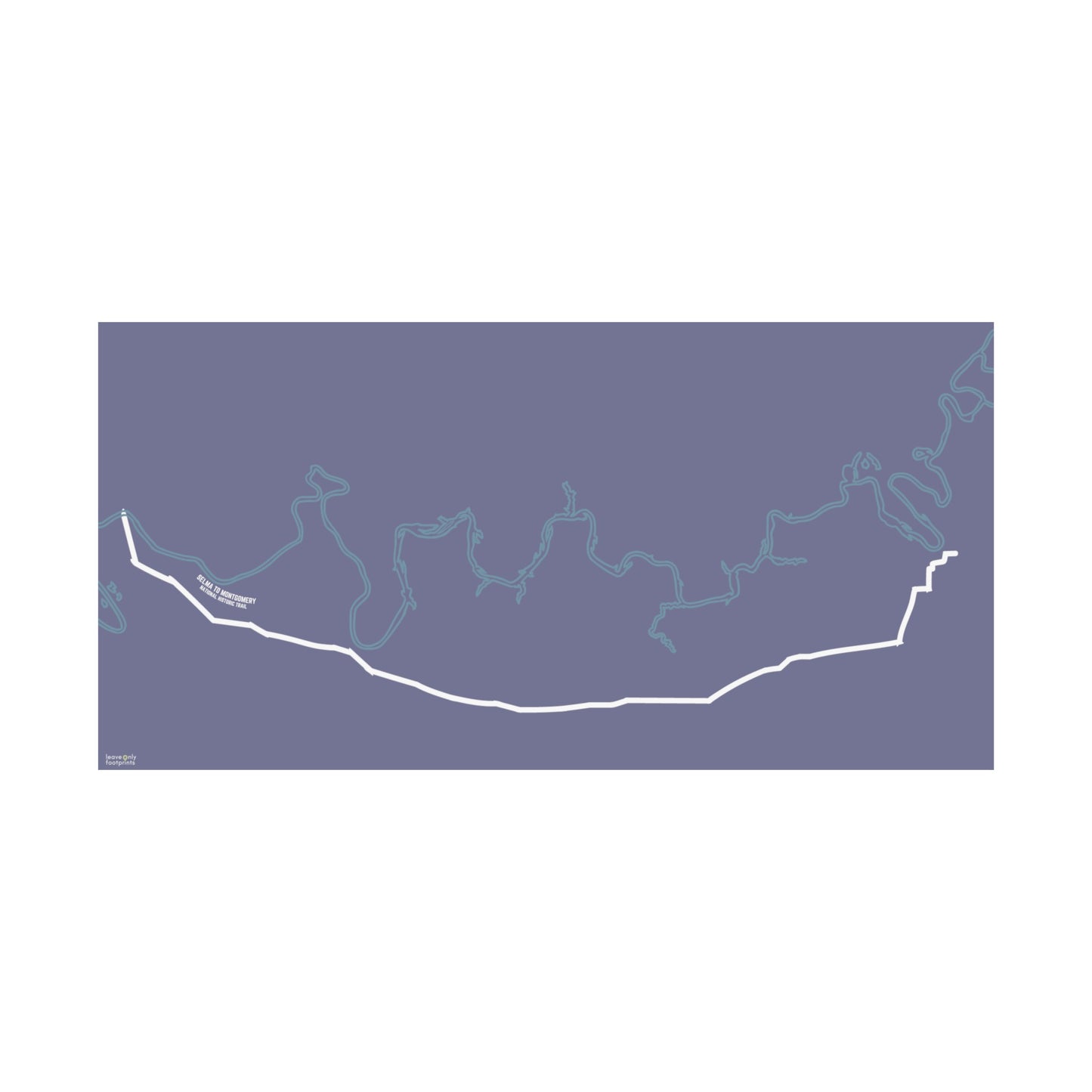 Selma to Montgomery National Historic Trail Matte Horizontal Print
