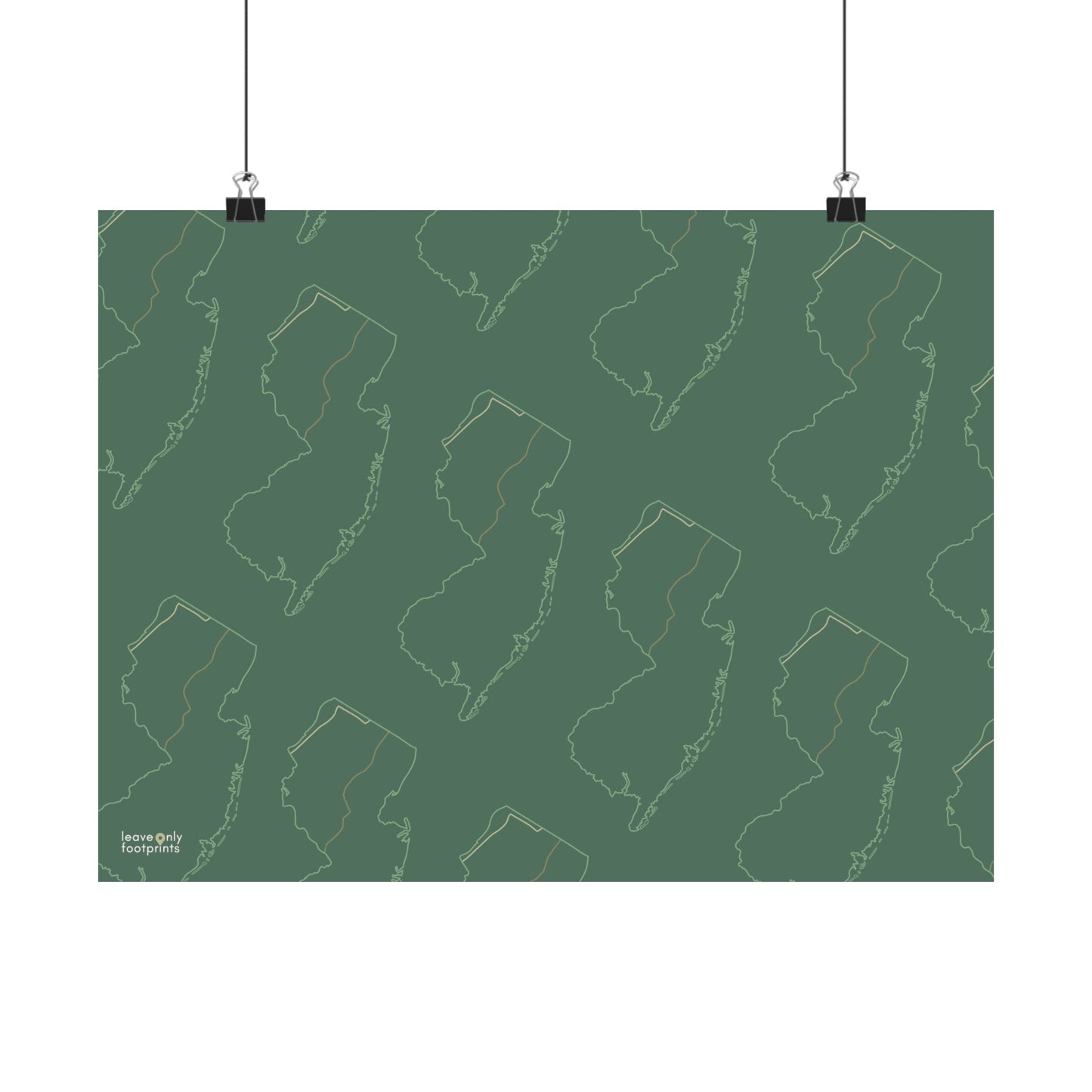 New Jersey National Trails Horizontal Print