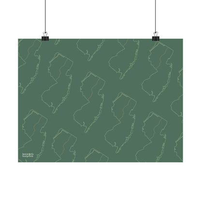 New Jersey National Trails Horizontal Print