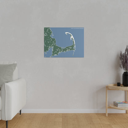 Cape Cod National Seashore Matte Canvas, Stretched, 0.75"