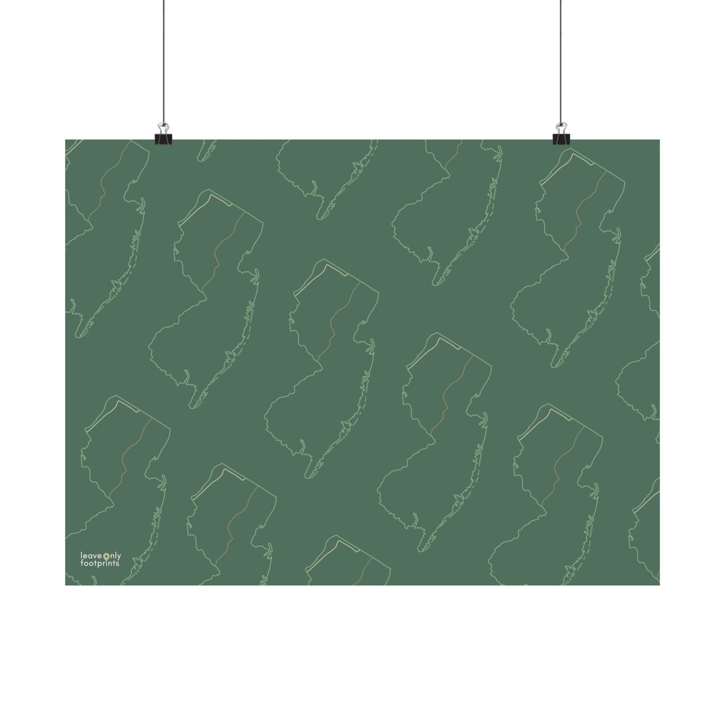 New Jersey National Trails Horizontal Print
