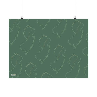 New Jersey National Trails Horizontal Print