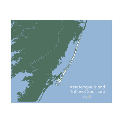 Assateague Island National Seashore Matte Horizontal Print