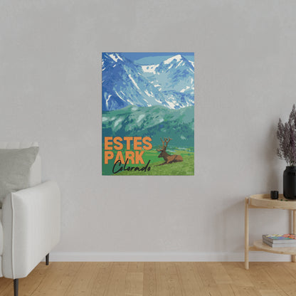 Estes Park Matte Canvas, Stretched, 0.75"