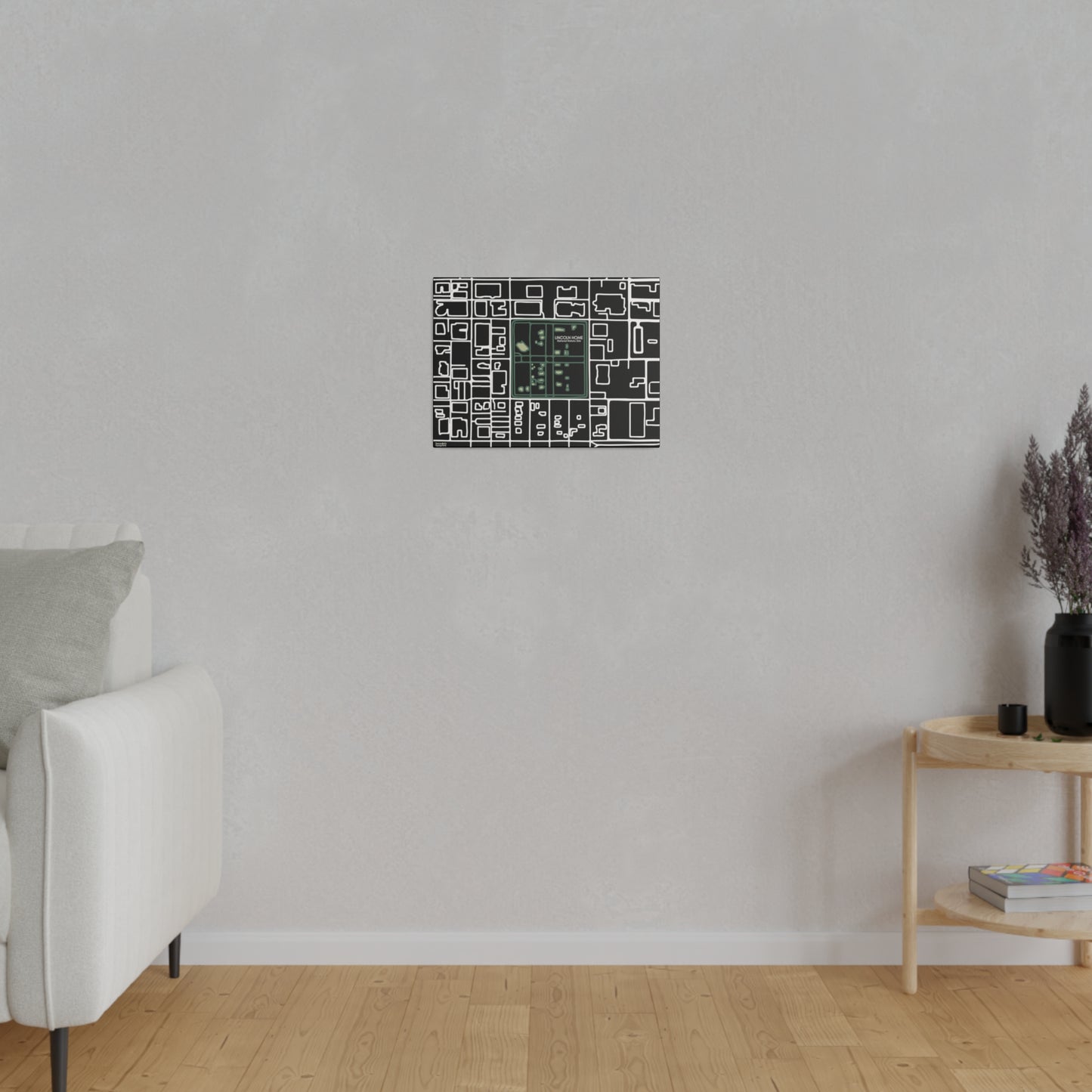 Lincoln Home National Historic Site Matte Canvas, Stretched, 0.75"