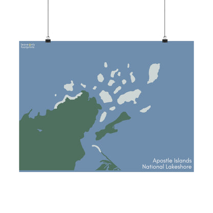 Apostle Islands National Lakeshore Matte Horizontal Print