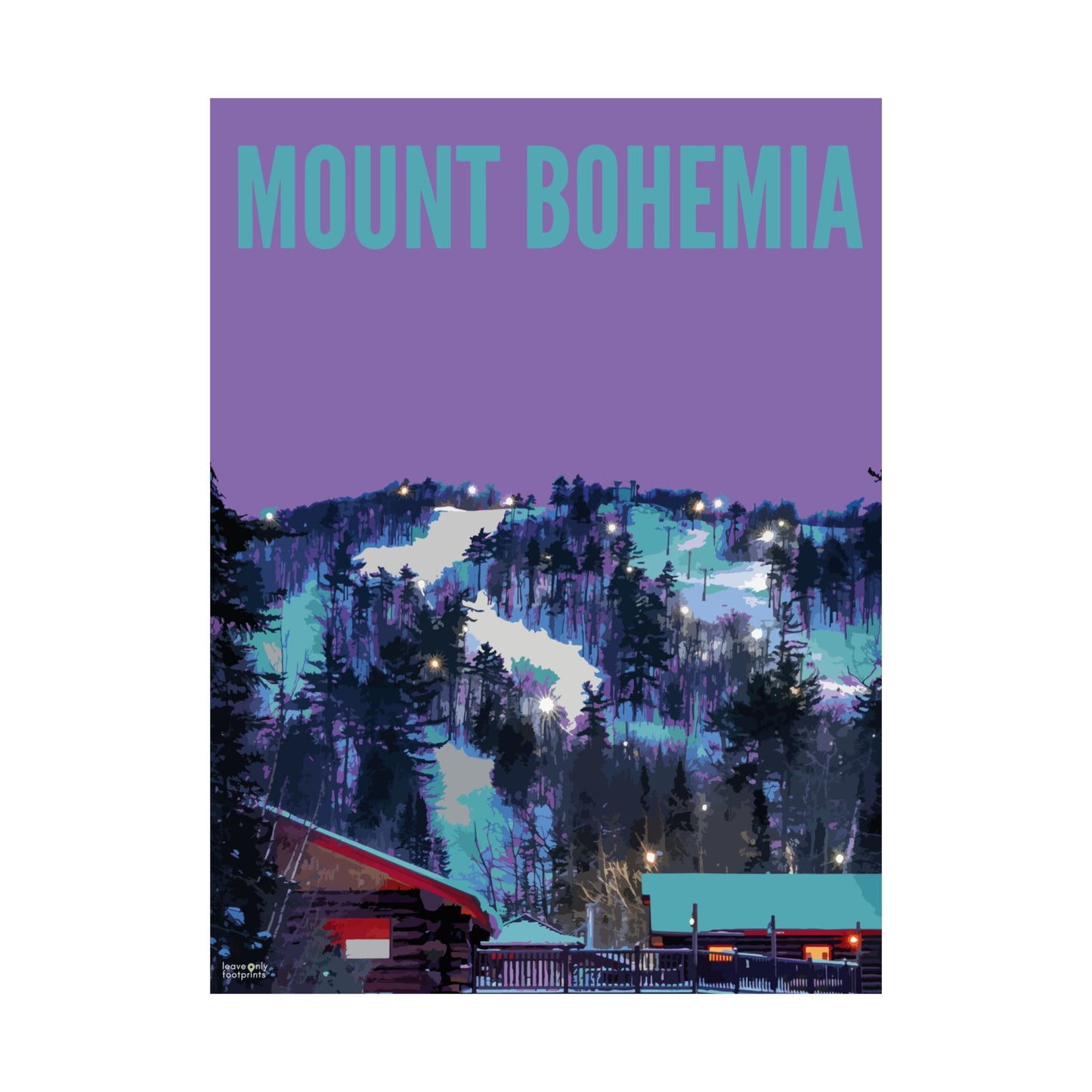 Mount Bohemia Matte Vertical Poster