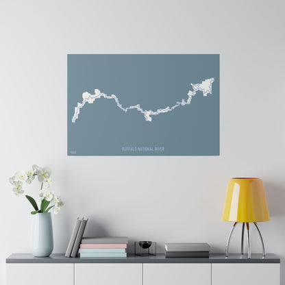 Buffalo National River Matte Canvas, Stretched, 0.75"
